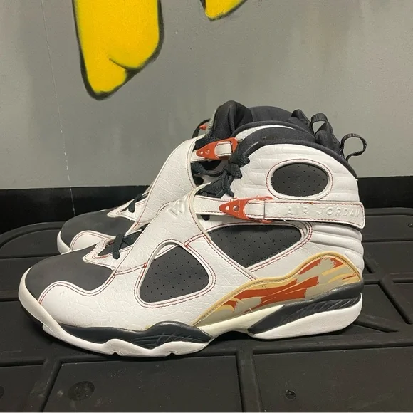 Nike Air Jordan 8 Retro LS 'Black Toe' Men's Basketball Sneaker Size 11.5 NEW - Picture 4 of 9